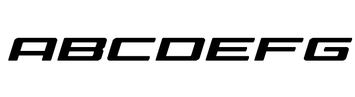 Phoenicia Lower Case Expanded Italic  Free Fonts Download