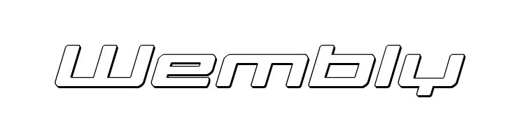 Phoenicia Lower Case 3D Italic  Free Fonts Download