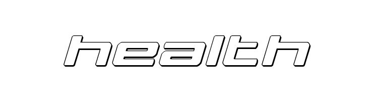 Phoenicia Lower Case 3D Italic  Free Fonts Download