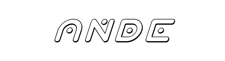 Planet X 3D Italic  Free Fonts Download