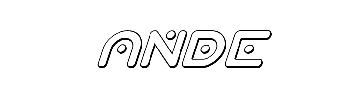 Planet X Compact 3D Italic  Free Fonts Download