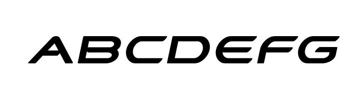 Promethean Bold Expanded Italic  Free Fonts Download