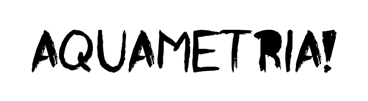 AQUAMETRIA%2521 Graffito Font