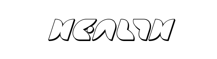 Puff Angel 3D Italic  Free Fonts Download