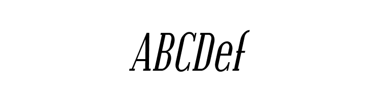 Covington Cond Italic  Free Fonts Download