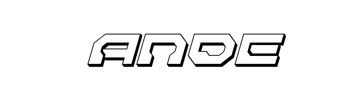 Pulsar Class Solid 3D Italic  Free Fonts Download