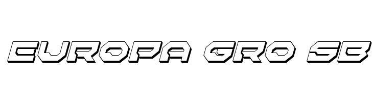 Pulsar Class Solid 3D Italic  Free Fonts Download