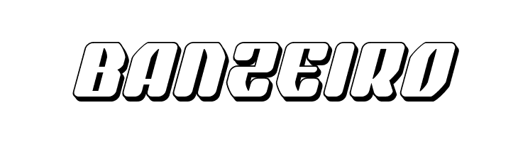 Quasar Pacer 3D Italic  Free Fonts Download