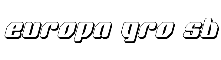 Quasar Pacer 3D Italic  Free Fonts Download