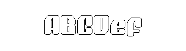 Quasar Pacer Outline  Free Fonts Download