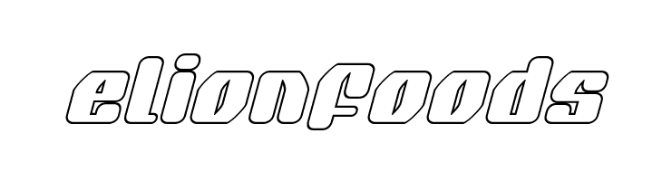 Quasar Pacer Outline Italic  Free Fonts Download