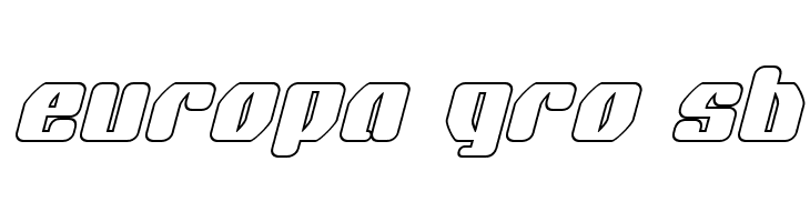 Quasar Pacer Outline Italic  Free Fonts Download