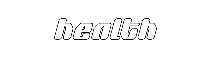 Quasar Pacer Outline Italic  Free Fonts Download