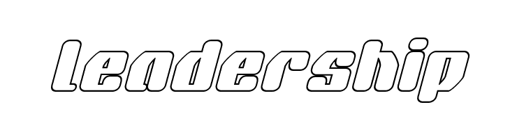 Quasar Pacer Outline Italic  Free Fonts Download