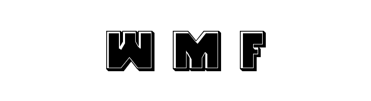 Racket Squad Bevel  Free Fonts Download