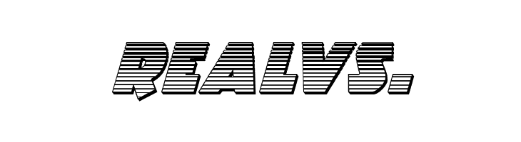 Racket Squad Chrome Italic  Free Fonts Download