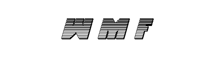Racket Squad Chrome Italic  Free Fonts Download