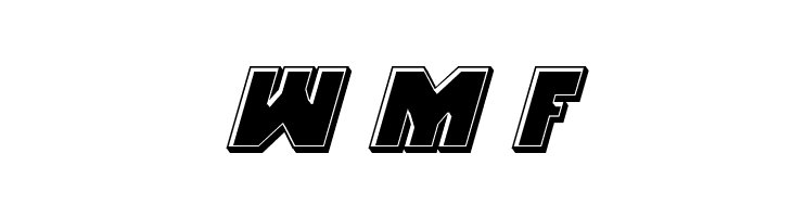 Racket Squad Bevel Italic  Free Fonts Download