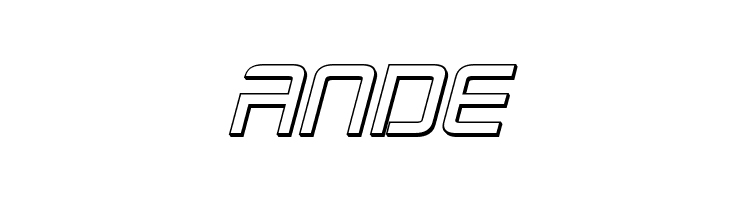 Radio Space 3D Italic  Free Fonts Download