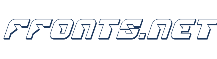 Replicant 3D Italic font — Lorem ipsum body text preview