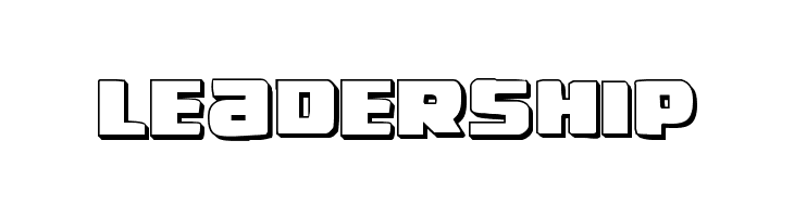 Right Hand Luke 3D  Free Fonts Download