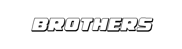 Right Hand Luke 3D Italic  Free Fonts Download