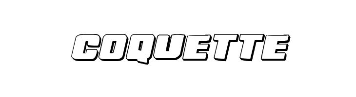 Right Hand Luke 3D Italic  Free Fonts Download