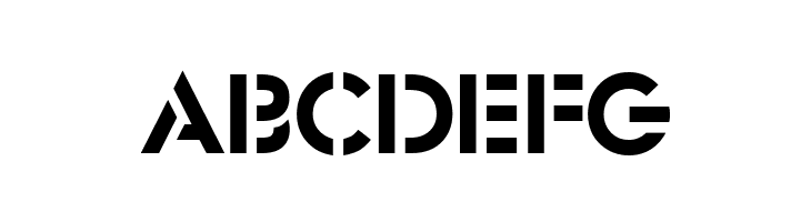 FuturistStencil  Free Fonts Download