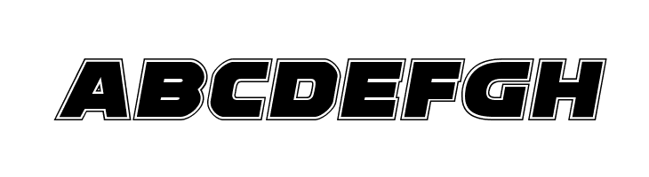 ABCDEFGH Soloist Academy Font