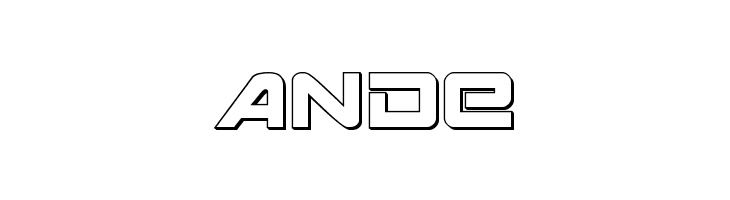 Space Ranger 3D  Free Fonts Download