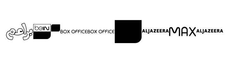 logos bein aljazeera  Free Fonts Download