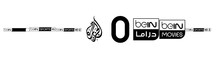 logos bein aljazeera  Free Fonts Download