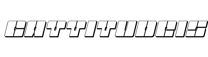 Star Nursery 3D Italic  Free Fonts Download