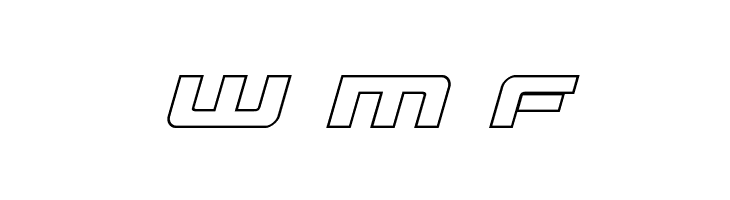 Strikelord Outline Italic  Free Fonts Download