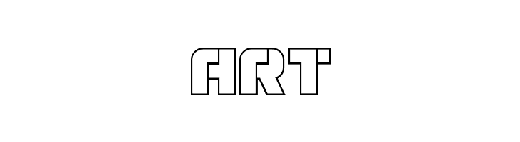 Super Submarine Outline  Free Fonts Download