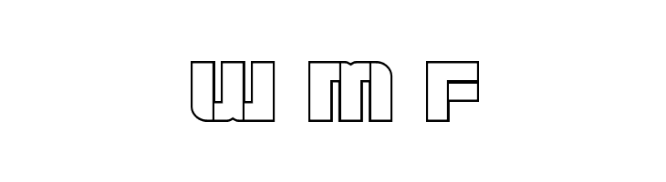 Super Submarine Outline  Free Fonts Download