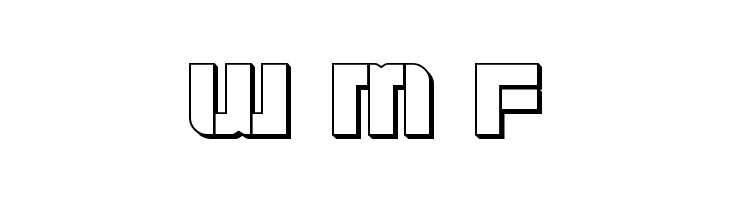 Super Submarine 3D  Free Fonts Download