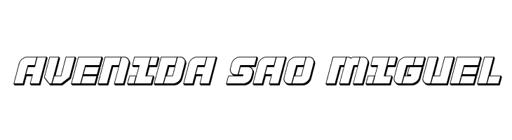 Super Submarine 3D Italic  Free Fonts Download