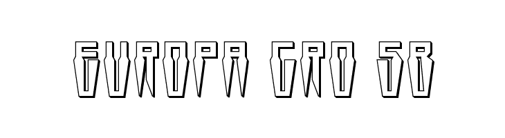 Swordtooth 3D  Free Fonts Download