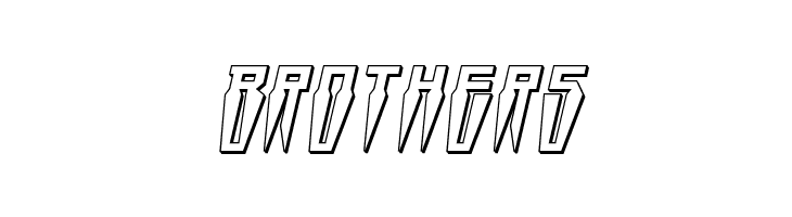 Swordtooth 3D Italic  Free Fonts Download