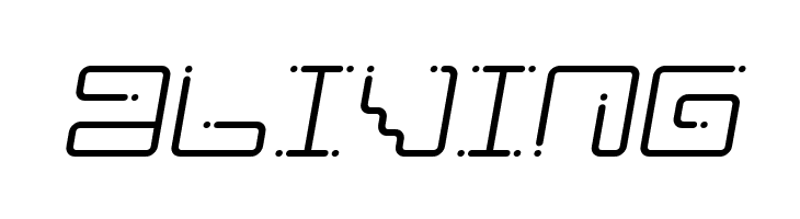 Iron Lounge Dots 2  Free Fonts Download