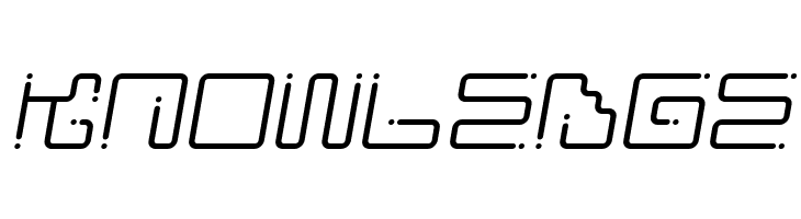 Iron Lounge Dots 2  Free Fonts Download