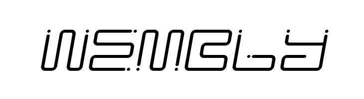 Iron Lounge Dots 2  Free Fonts Download