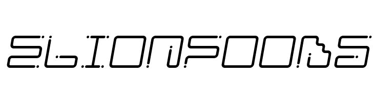 Iron Lounge Dots 2  Free Fonts Download