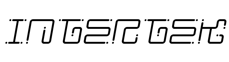 Iron Lounge Dots 2  Free Fonts Download