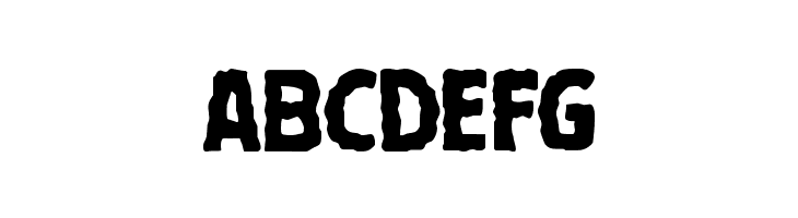 Terror Babble Staggered  Free Fonts Download