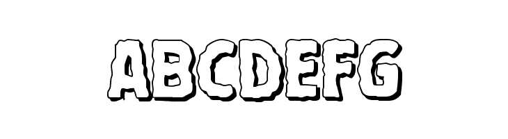 Terror Babble 3D  Free Fonts Download