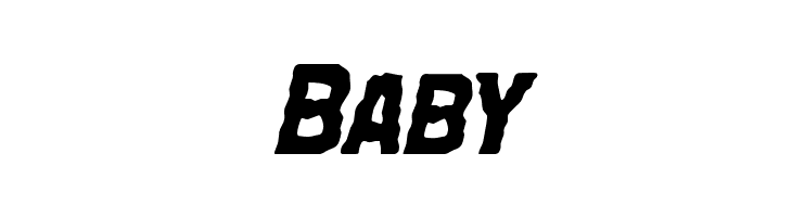 Terror Babble Italic  Free Fonts Download