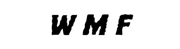 Terror Babble Expanded Italic  Free Fonts Download