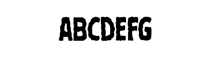 Terror Babble Condensed  Free Fonts Download